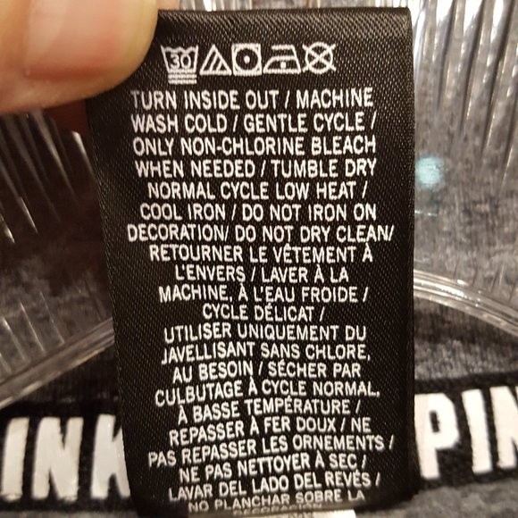 PINK Victoria’s Secret Jacket ULTIMATE 1/4 Zip Thumb Holes Size Small - Picture 8 of 12